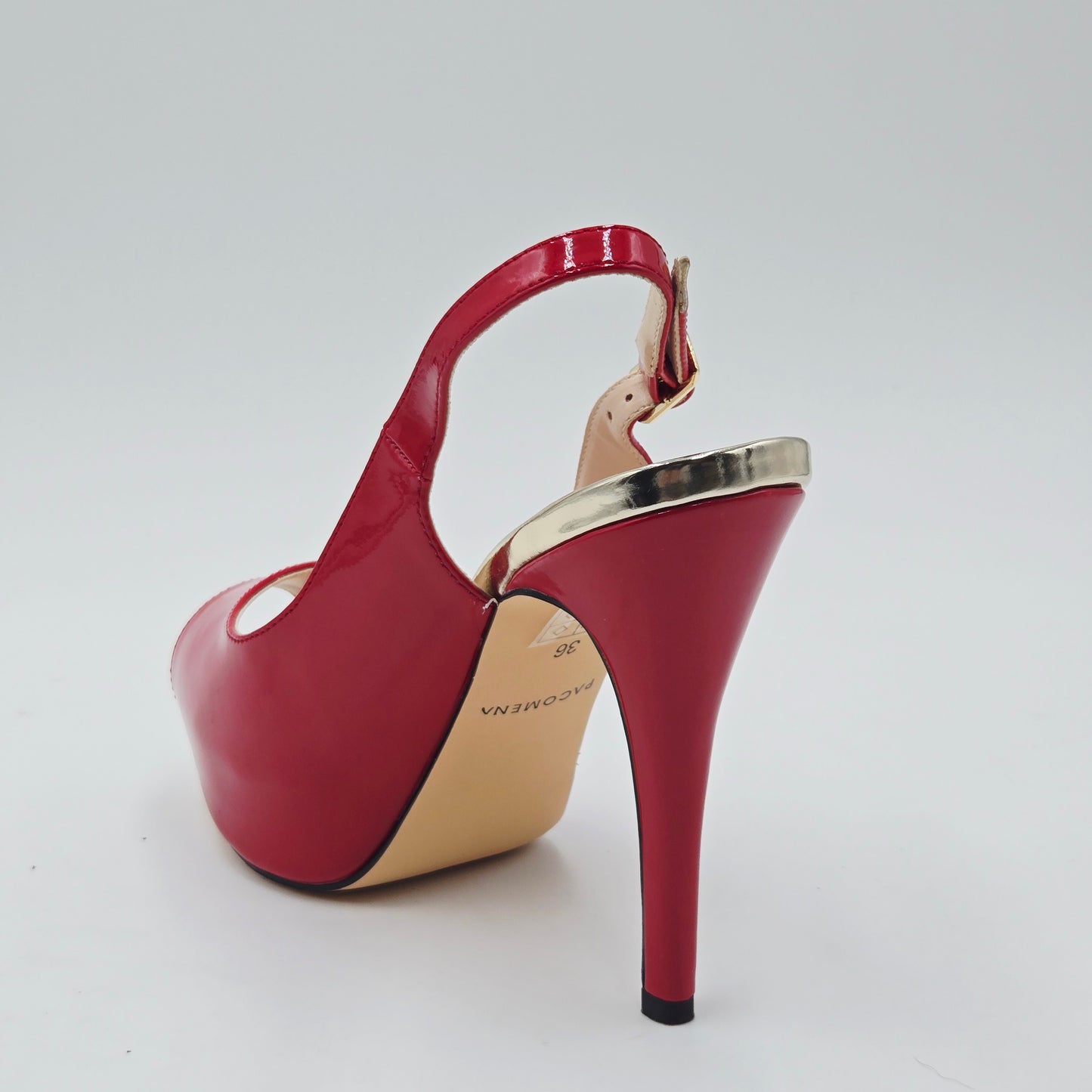 PACOMENA by MENBUR Sandali Donna pelle verniciata rosso