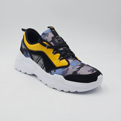 TRUSSARDI JEANS Sneaker Uomo tessuto nero