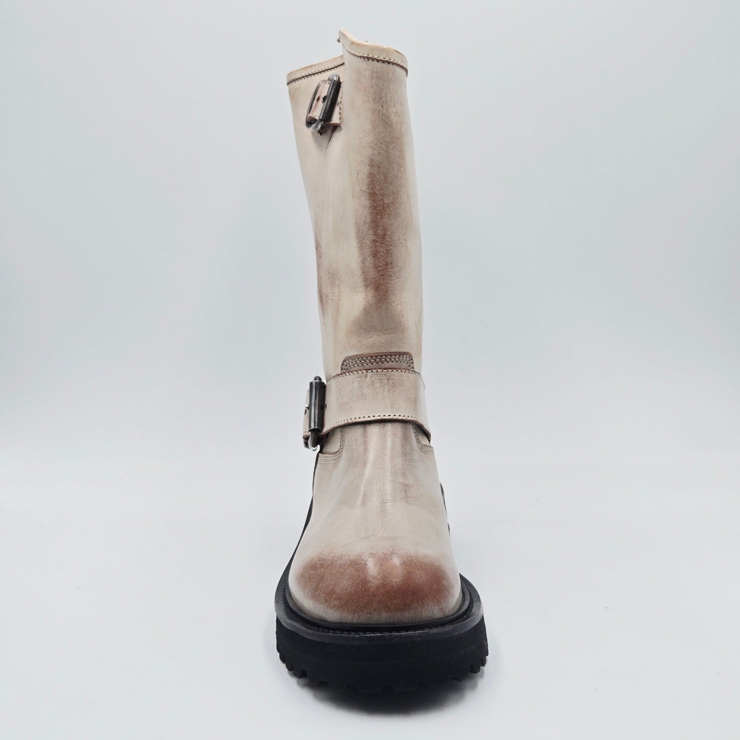 MOMA 1DW340 VINTAGE Stivali Donna pelle marrone