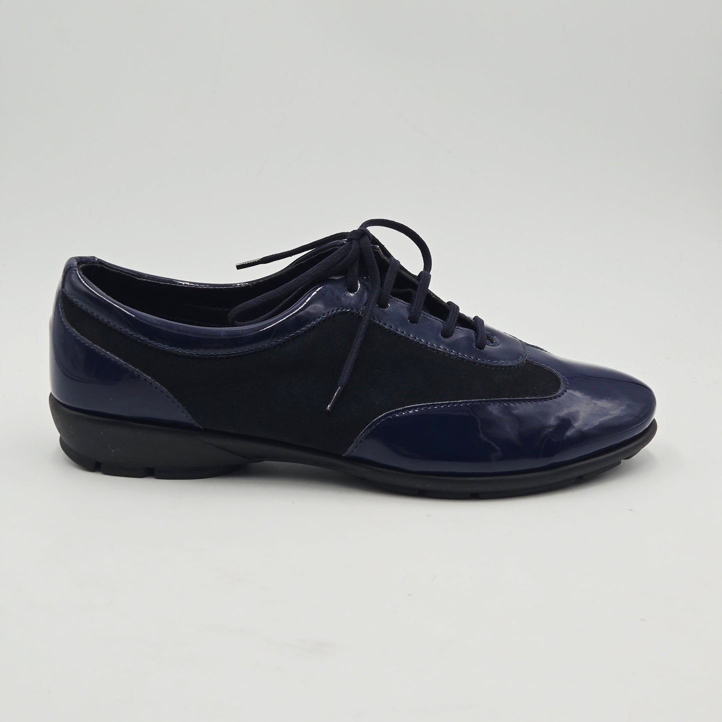 THE FLEXX BREAKING NEWS Sneaker Donna pelle verniciata blu