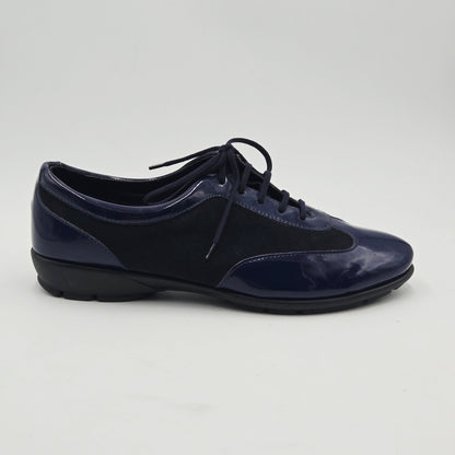 THE FLEXX BREAKING NEWS Sneaker Donna pelle verniciata blu