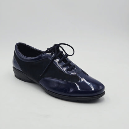 THE FLEXX BREAKING NEWS Sneaker Donna pelle verniciata blu