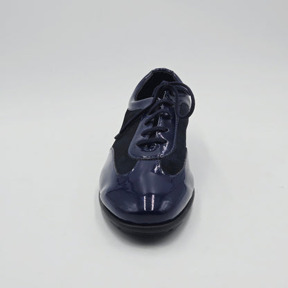 THE FLEXX BREAKING NEWS Sneaker Donna pelle verniciata blu