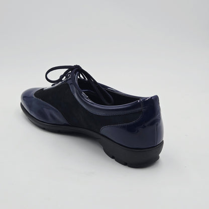 THE FLEXX BREAKING NEWS Sneaker Donna pelle verniciata blu