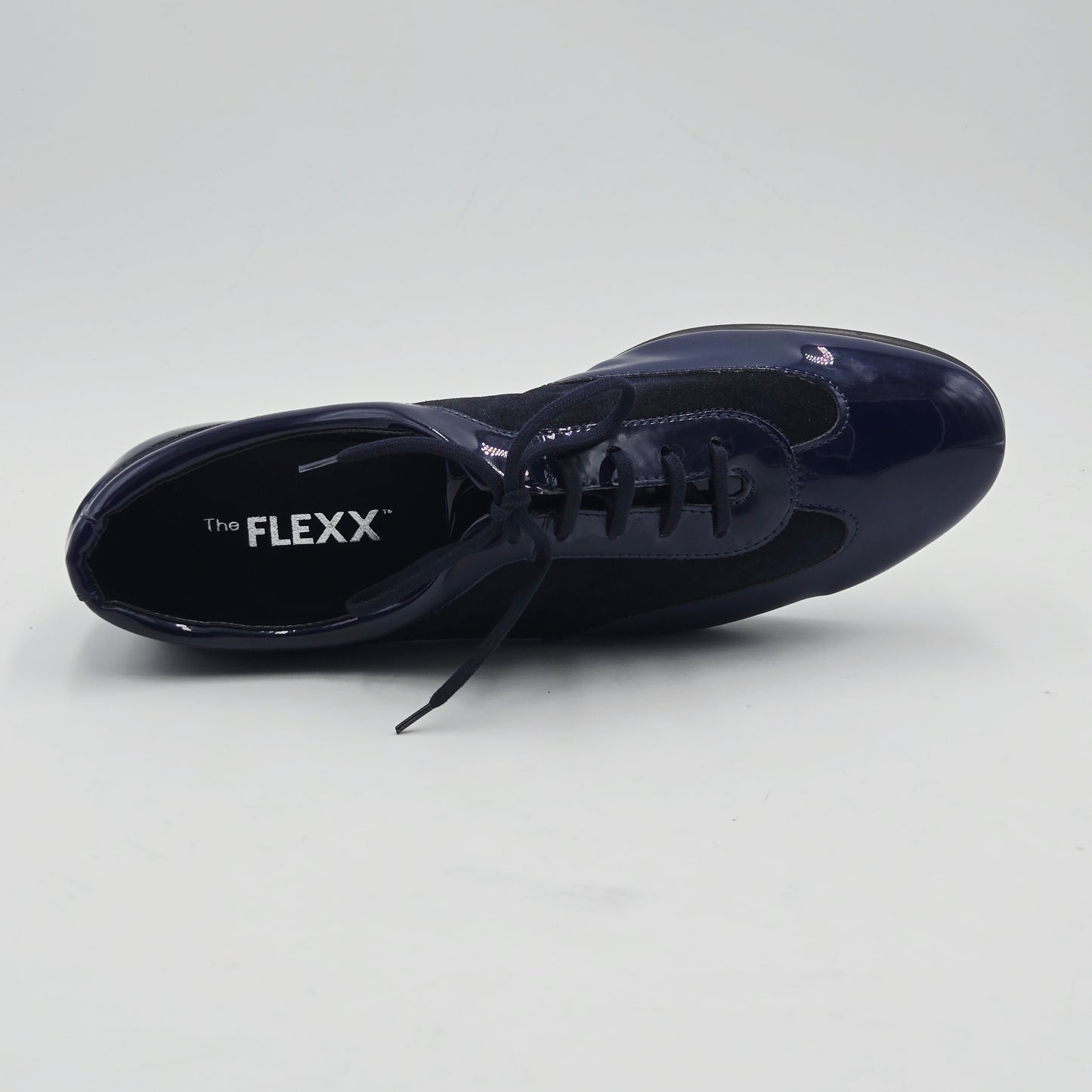 THE FLEXX BREAKING NEWS Sneaker Donna pelle verniciata blu