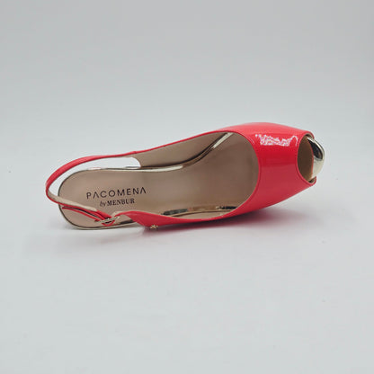 PACOMENA by MENBUR Decolté Donna pelle verniciata rosso