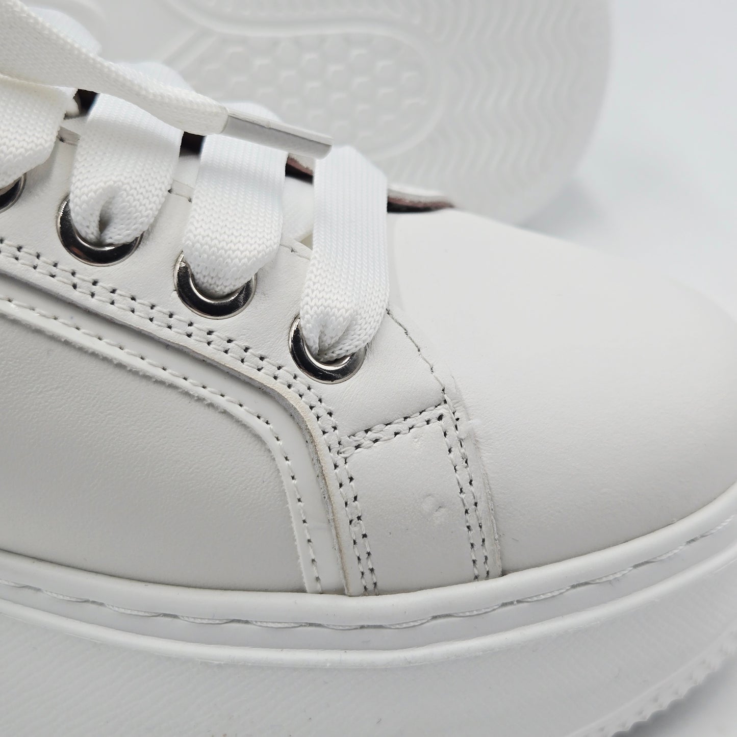 KEYS Sneaker Donna pelle bianco