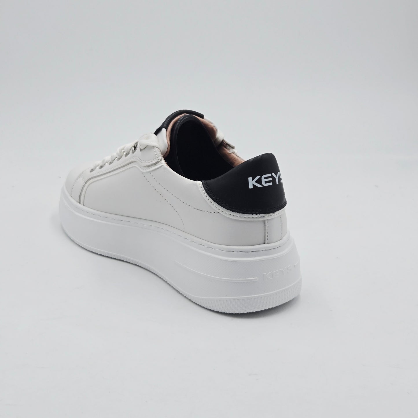 KEYS Sneaker Donna pelle bianco