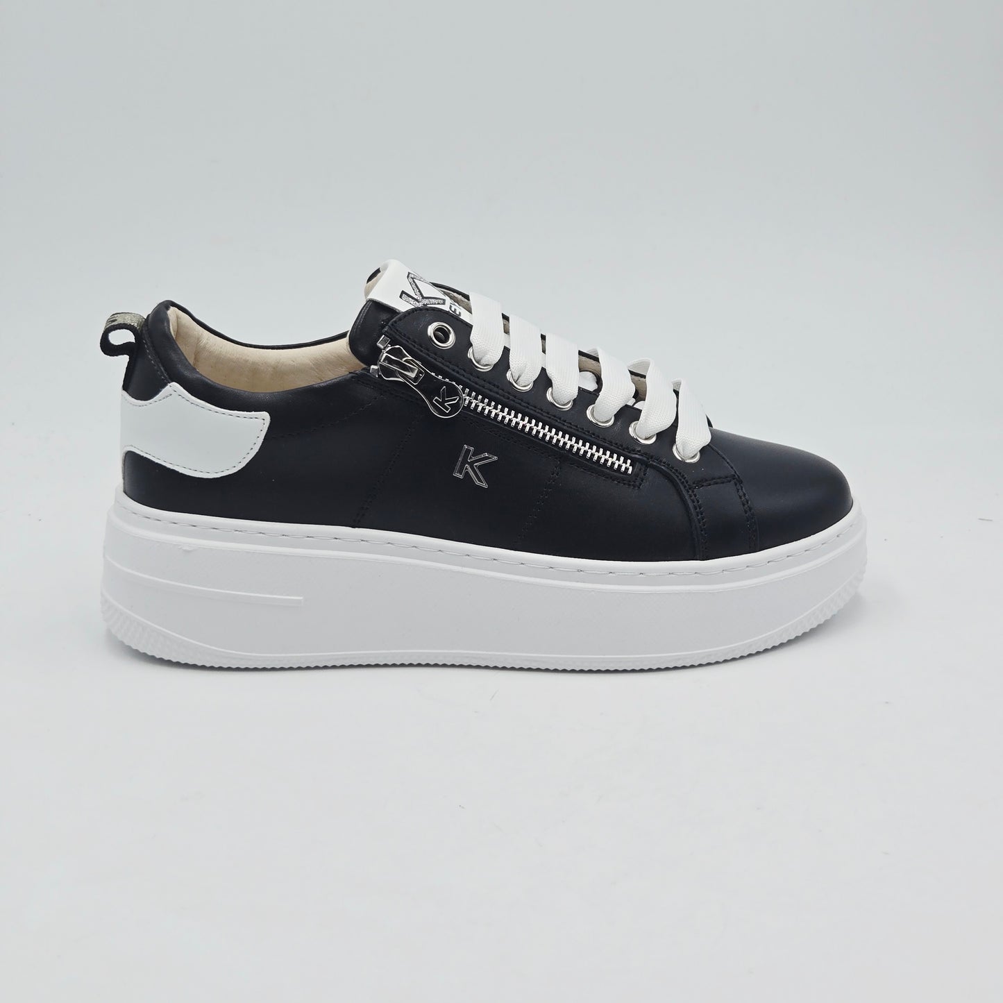 KEYS Sneaker Donna pelle nero
