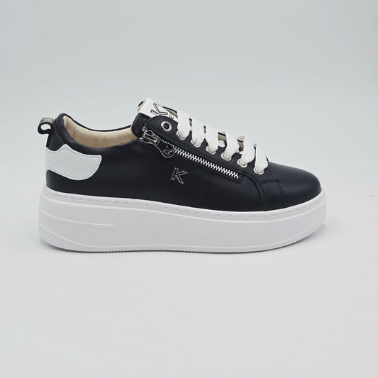 KEYS Sneaker Donna pelle nero