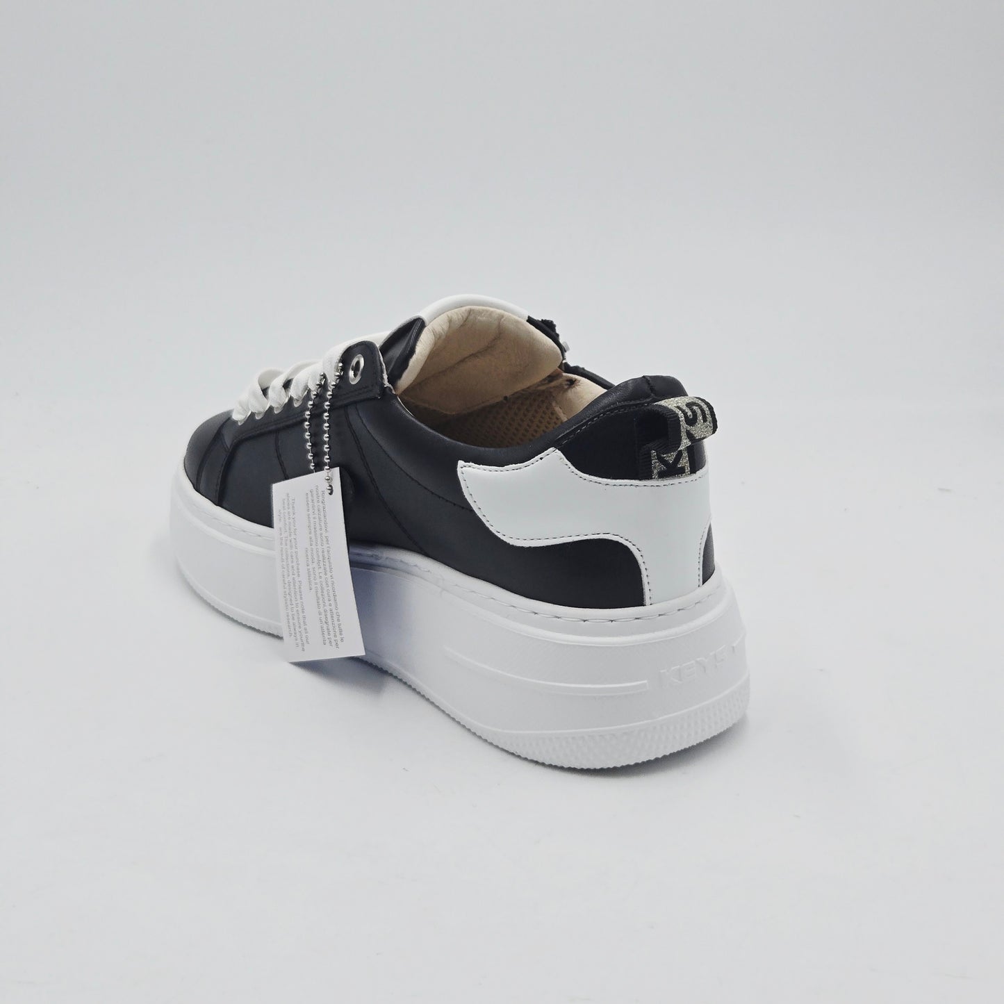 KEYS Sneaker Donna pelle nero