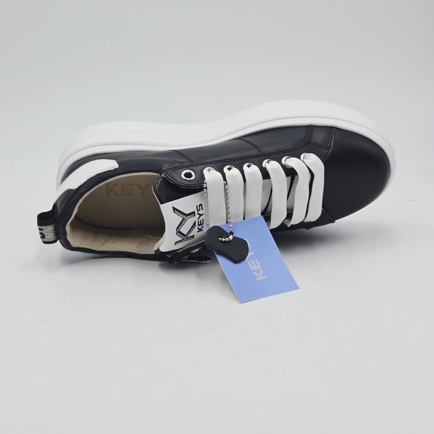 KEYS Sneaker Donna pelle nero