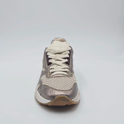 MOMA 4AS401-CRO Sneaker Uomo tessuto argento