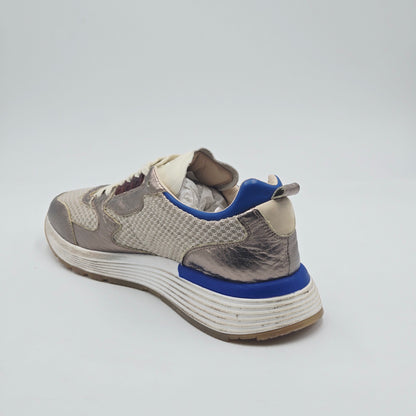 MOMA 4AS401-CRO Sneaker Uomo tessuto argento