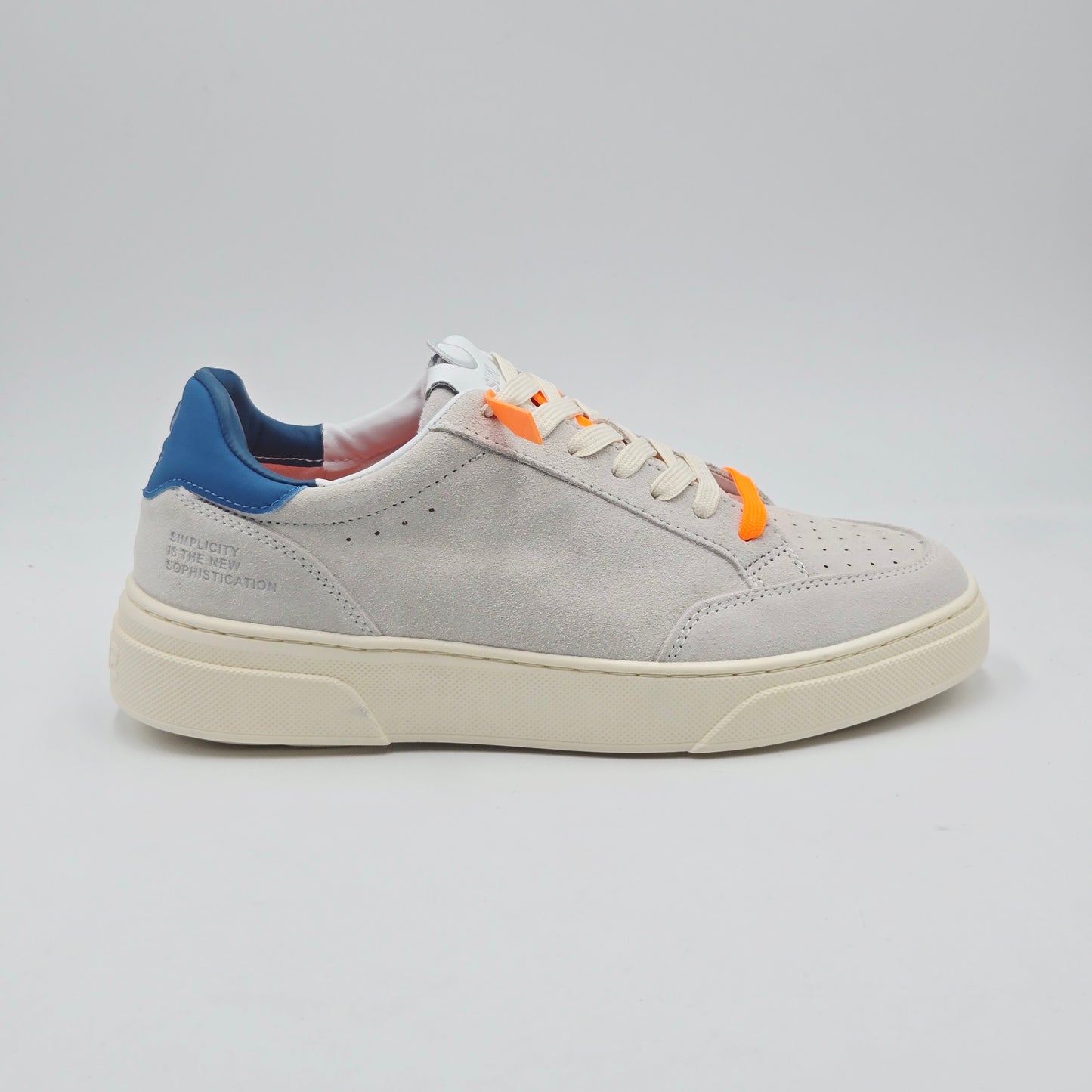 SUNS Sneaker Uomo pelle scamosciata grigio