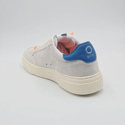 SUNS Sneaker Uomo pelle scamosciata grigio