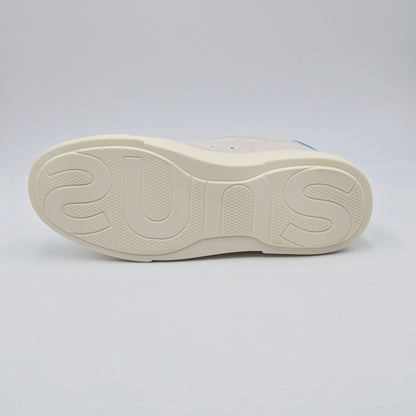 SUNS Sneaker Uomo pelle scamosciata grigio