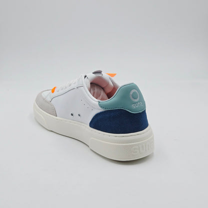 SUNS Sneaker Uomo pelle bianco