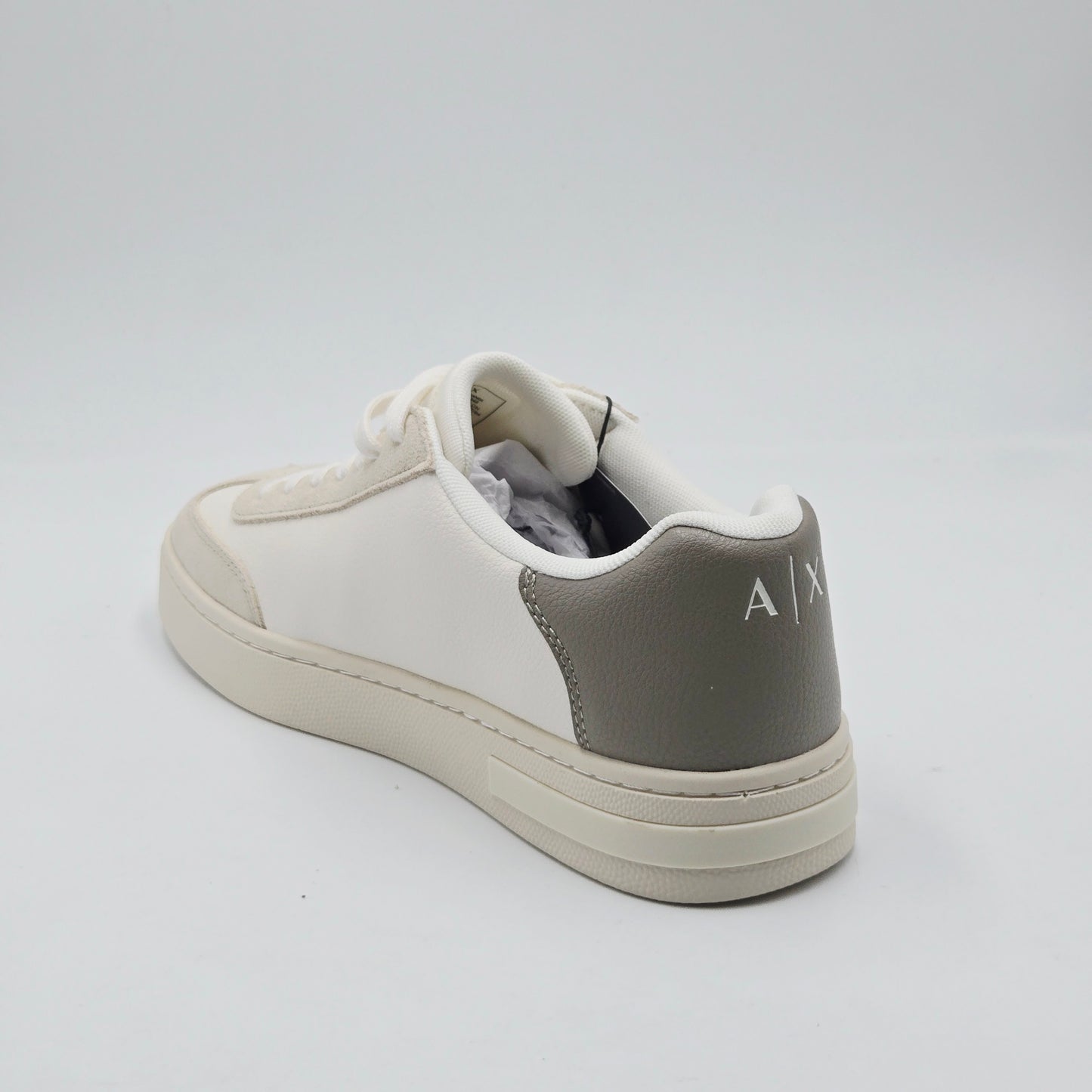 ARMANI EXCHANGE T Sneaker Uomo pelle bianco