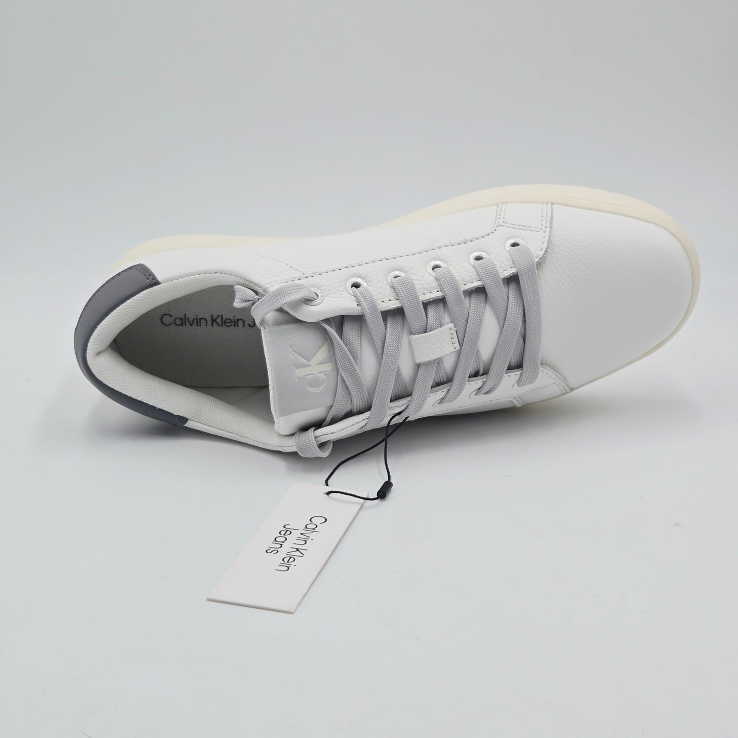 CALVIN KLEIN JEANS Sneaker Uomo pelle bianco