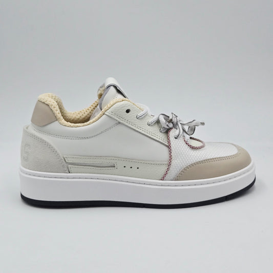 GCDS Sneaker Uomo pelle bianco