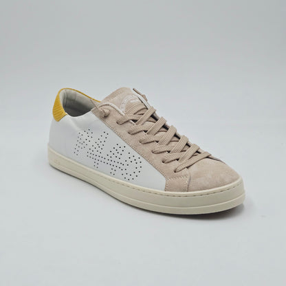P448 Sneaker Uomo pelle bianco