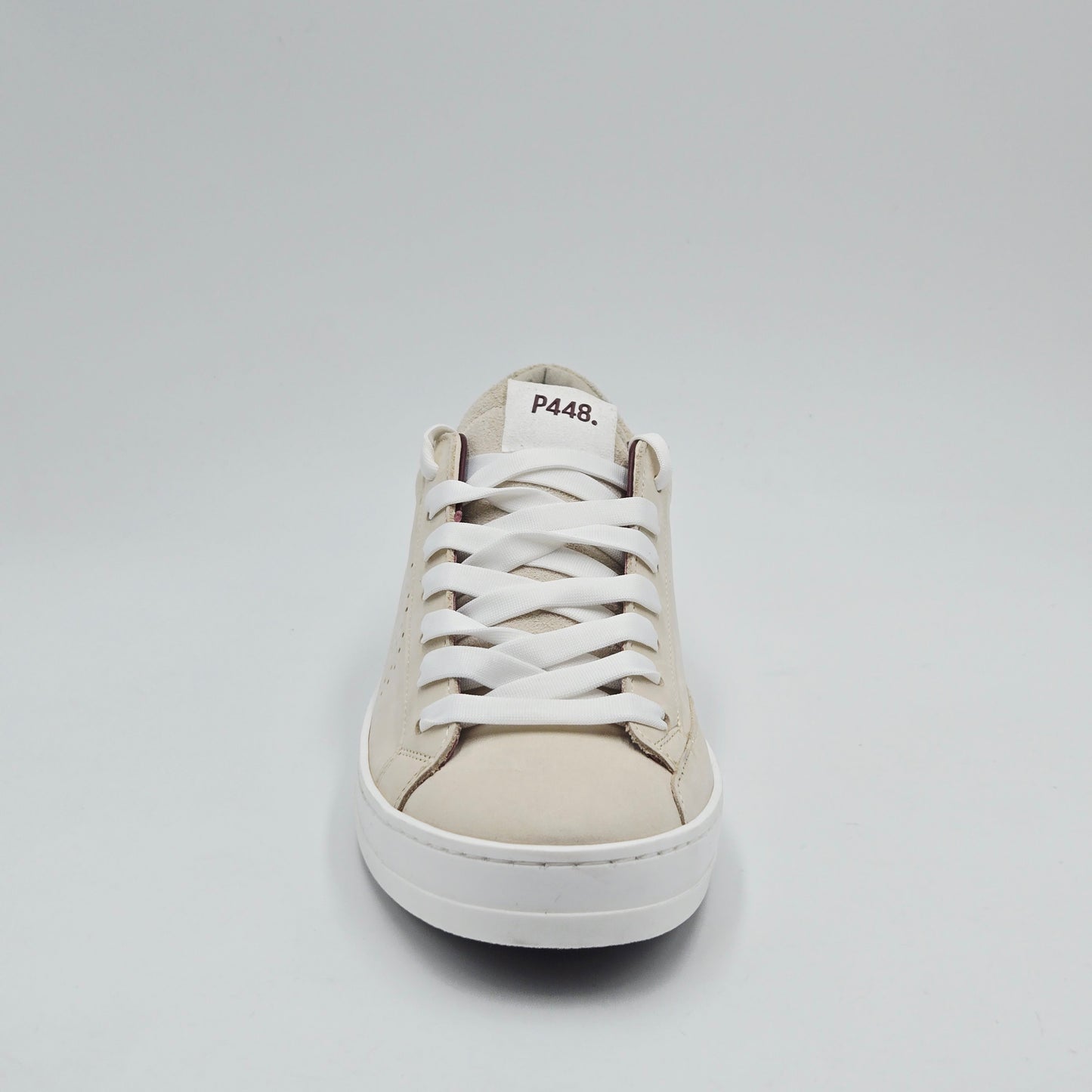 P448 Sneaker Donna pelle scamosciata beige