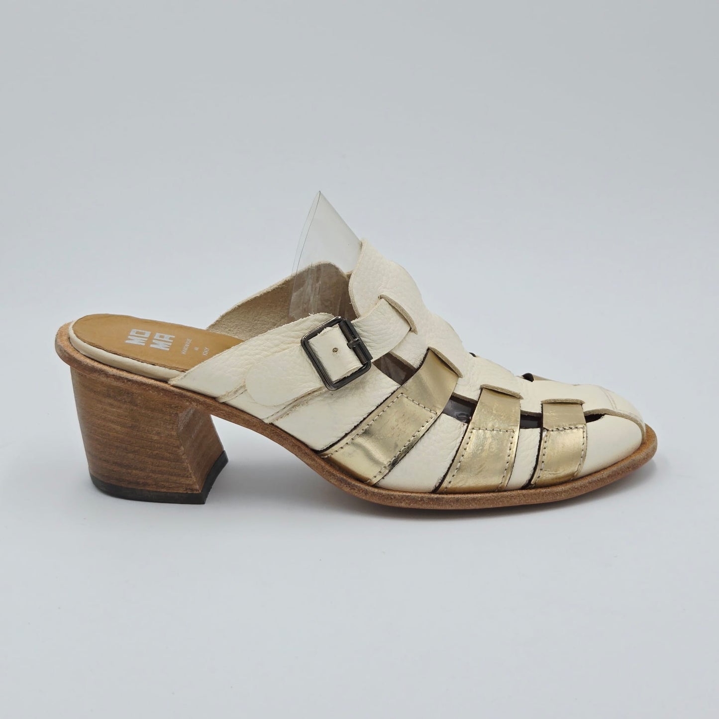 MOMA 28402G VINTAGE Sandali Donna pelle bianco