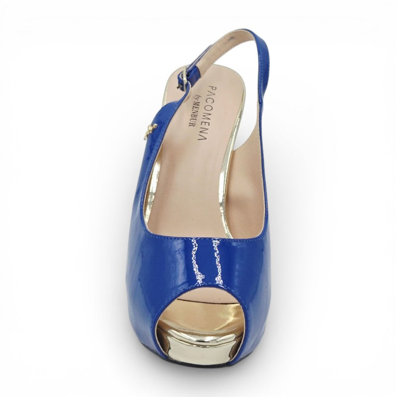 PACOMENA by MENBUR 06985 0066 Decolté Donna pelle sintetica blu