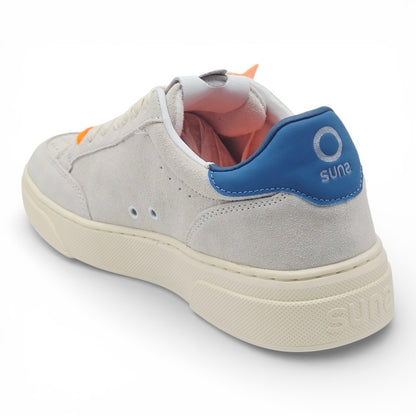 SUNS SSS51002UOFF WHITE Sneaker Uomo pelle scamosciata grigio