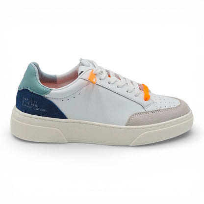 SUNS SSS51003U BLU Sneaker Uomo pelle bianco