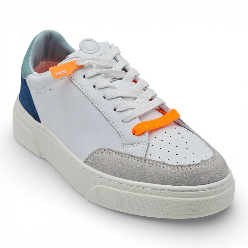 SUNS SSS51003U BLU Sneaker Uomo pelle bianco