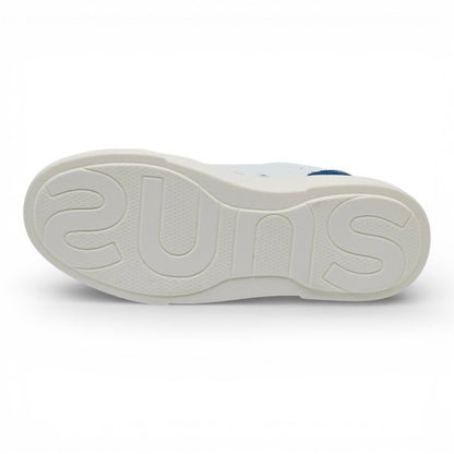 SUNS SSS51003U BLU Sneaker Uomo pelle bianco