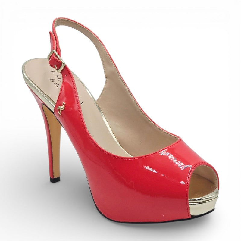 PACOMENA by MENBUR 06985 0035 Decolté Donna pelle sintetica rosso