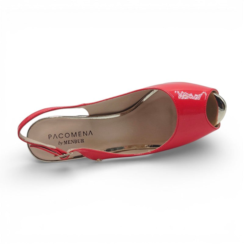 PACOMENA by MENBUR 06985 0035 Decolté Donna pelle sintetica rosso