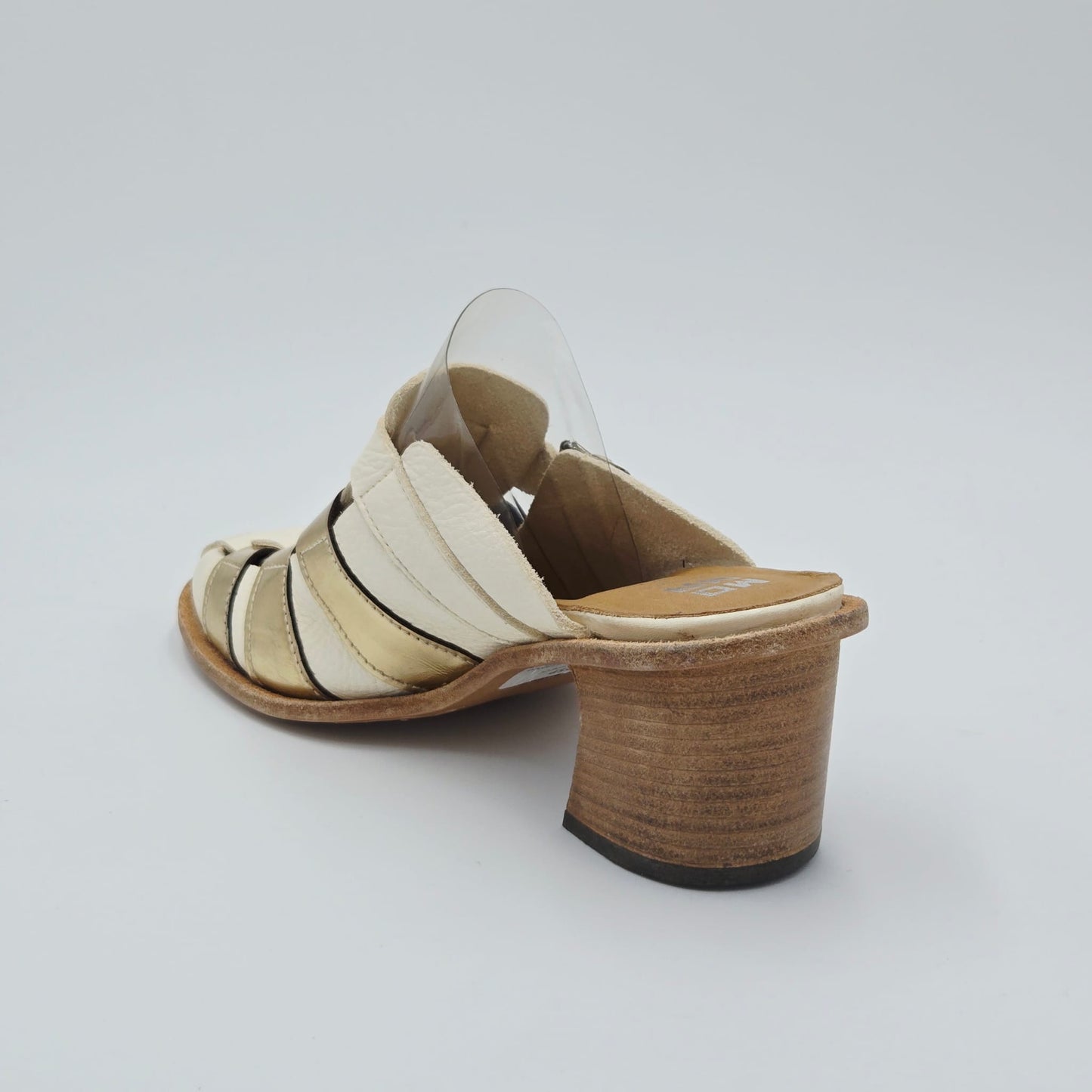 MOMA 28402G VINTAGE Sandali Donna pelle bianco