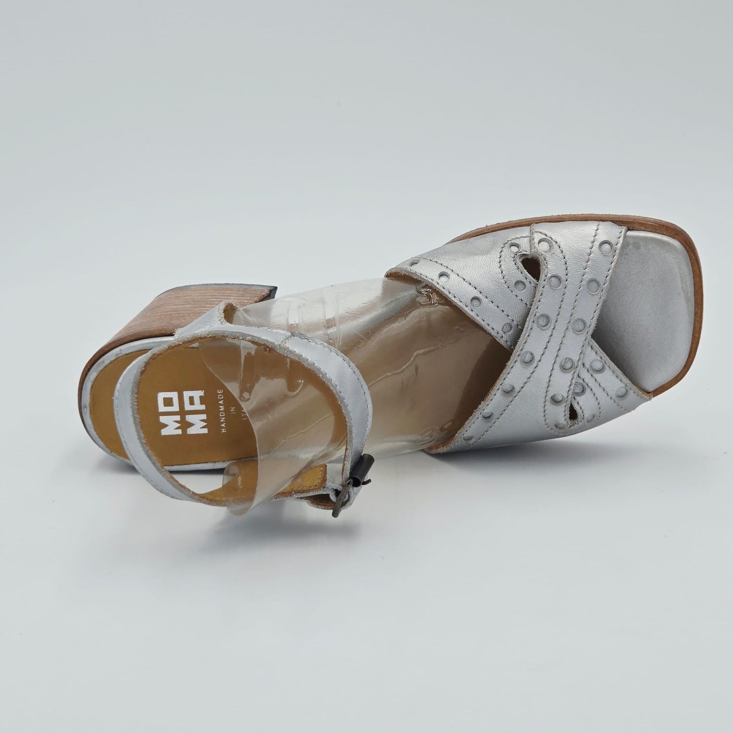 MOMA 46496G VINTAGE Sandali Donna pelle grigio