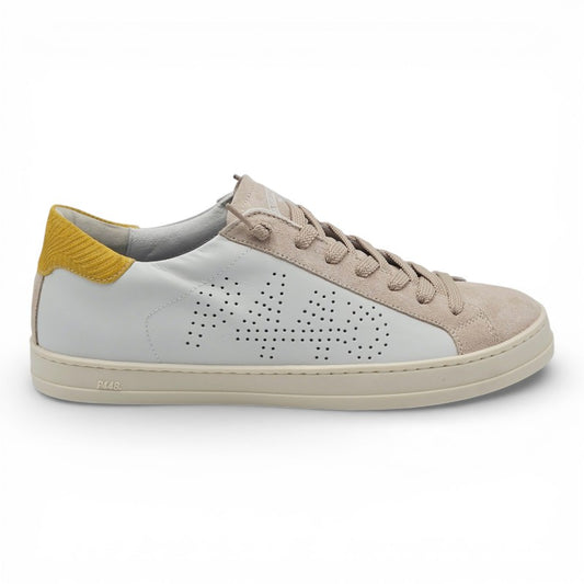 P448 John-Y Sneaker Uomo pelle bianco