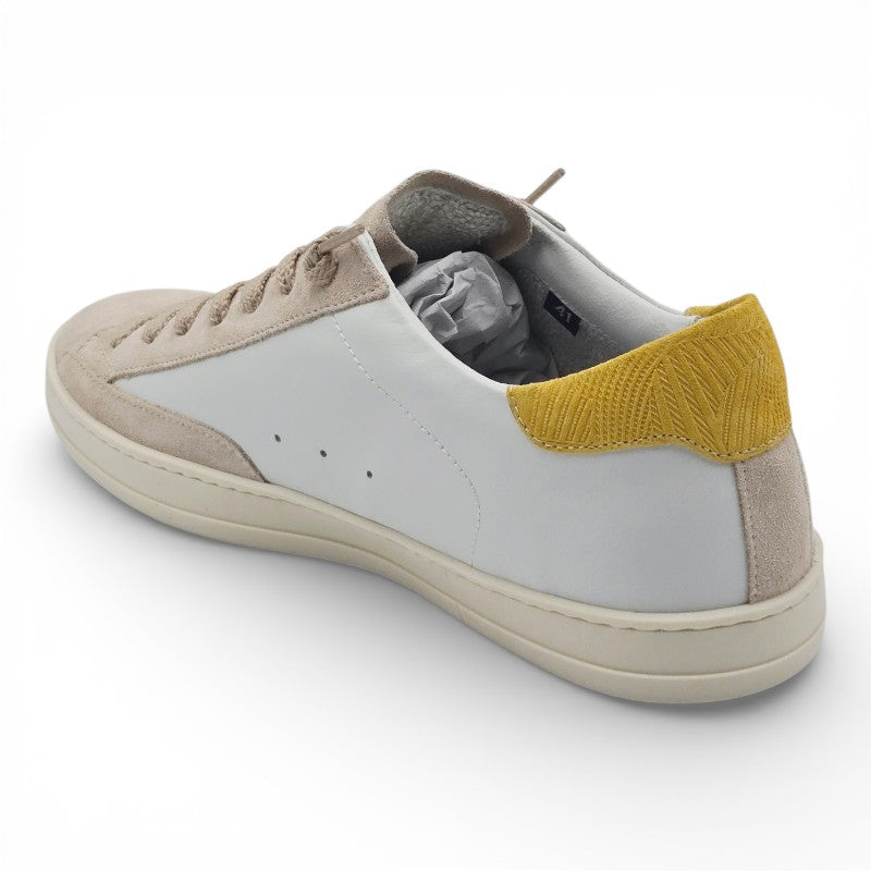 P448 John-Y Sneaker Uomo pelle bianco