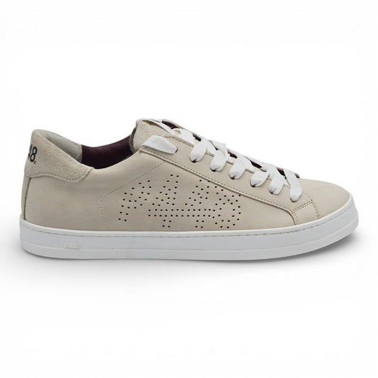 P448 F25JOHN178-W Sneaker Donna pelle scamosciata beige