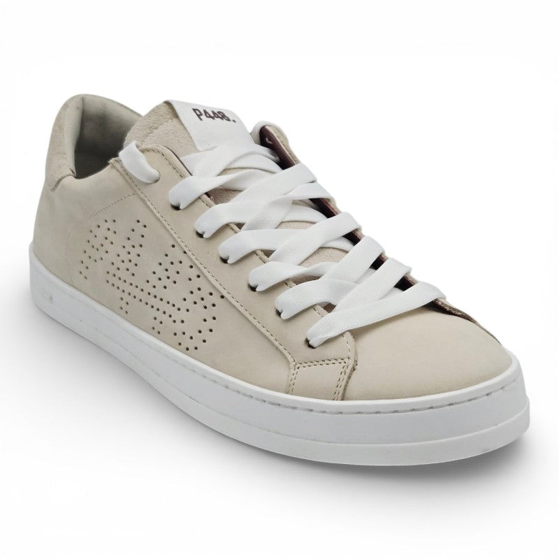 P448 F25JOHN178-W Sneaker Donna pelle scamosciata beige