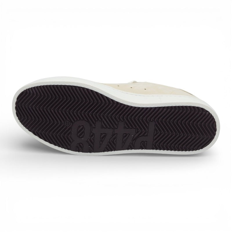 P448 F25JOHN178-W Sneaker Donna pelle scamosciata beige
