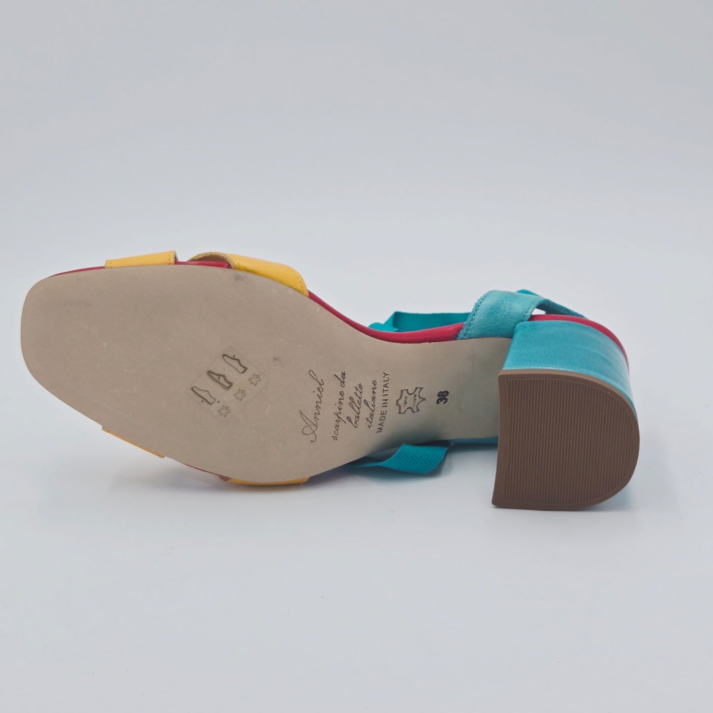 ANNIEL Sandali Donna pelle giallo