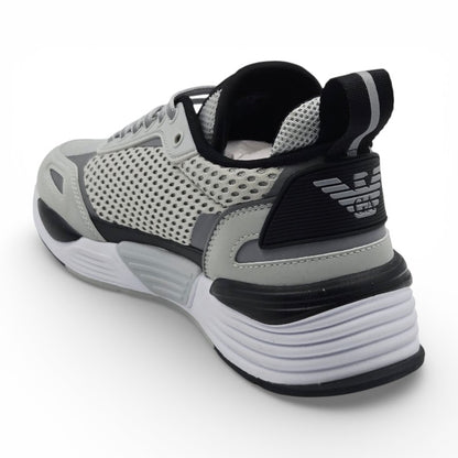 EA7 EMPORIO ARMANI X8X159 XK379 U498 Sneaker Uomo pelle sintetica grigio